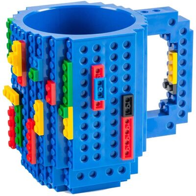 OEM Build On Brick Mug Tasse À Café En Briques - Tasse En Briques De Construction Tasse À Café 350ml (bleu)-dou - Publicité OEM Build On Brick Mug Tasse À Café En Briques - Tasse En Briques De Construction Tasse À Café 350ml (bleu)-dou - Publicité