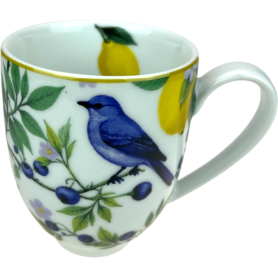 OEM Mug En Porcelaine Bogucice Capri 400 Ml Avec Fleurs Et Citrons - Publicité OEM Mug En Porcelaine Bogucice Capri 400 Ml Avec Fleurs Et Citrons - Publicité