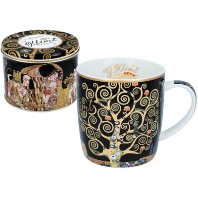 OEM Mug En Boîte G. Klimt L'Arbre De Vie Carmani - Publicité OEM Mug En Boîte G. Klimt L'Arbre De Vie Carmani - Publicité