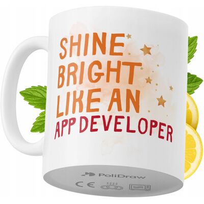 OEM Mug Humoristique Pour Développeur D'Applications, Avec Un Texte Amusant Et Un Design Graphique Original. Idéal Pour Les Anniversaires, Les Fêtes Et Les Occasions Spéciales. Mug Premium Pour La Maison, - Publicité OEM Mug Humoristique Pour Développeur D'Applications, Avec Un Texte Amusant Et Un Design Graphique Original. Idéal Pour Les Anniversaires, Les Fêtes Et Les Occasions Spéciales. Mug Premium Pour La Maison, - Publicité