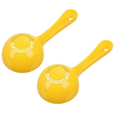 LISATR 2 Cuillères À Riz Semi-circulaires, Pelles, Cuillères À Porridge, Cuillères À Sushi (jaunes)-18.5x8cm-yellow - Publicité LISATR 2 Cuillères À Riz Semi-circulaires, Pelles, Cuillères À Porridge, Cuillères À Sushi (jaunes)-18.5x8cm-yellow - Publicité