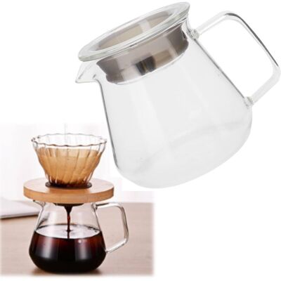 OEM 1 Verseuse À Café, Verre 300ml, Bec Verseur Précis, Poignée Anti-brûlure, Compatible Porte-filtres, Préparation Manuelle Maison - Publicité OEM 1 Verseuse À Café, Verre 300ml, Bec Verseur Précis, Poignée Anti-brûlure, Compatible Porte-filtres, Préparation Manuelle Maison - Publicité