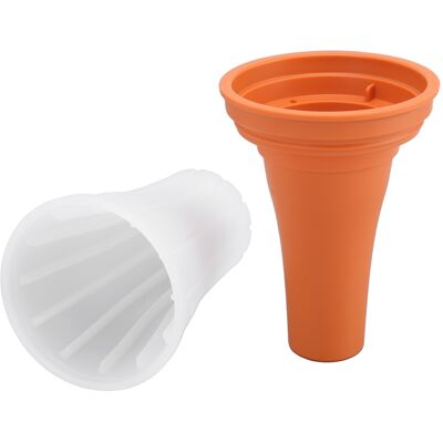 MCKENSA Gobelet À Granité Pour Boissons Glacées Rapides, Grande Capacité (150 Ml), Avec Couvercle, Parfum Orange D'Été - Publicité MCKENSA Gobelet À Granité Pour Boissons Glacées Rapides, Grande Capacité (150 Ml), Avec Couvercle, Parfum Orange D'Été - Publicité