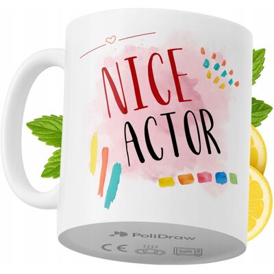 OEM Mug Humoristique Pour Acteur, Avec Texte Amusant Et Design Graphique, Idéal Pour Les Anniversaires, Les Fêtes Et Les Occasions Spéciales. Mug Premium Pour La Maison, Le Bureau Et Le Travail. Blanc, 33 - Publicité OEM Mug Humoristique Pour Acteur, Avec Texte Amusant Et Design Graphique, Idéal Pour Les Anniversaires, Les Fêtes Et Les Occasions Spéciales. Mug Premium Pour La Maison, Le Bureau Et Le Travail. Blanc, 33 - Publicité