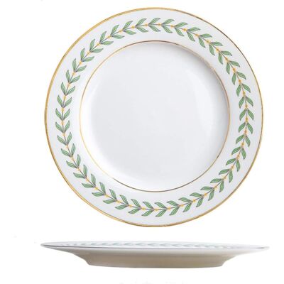 PUNNYB À Petit Déjeuner En Céramique Avec Bordure Dorée Et Motifs - Publicité PUNNYB À Petit Déjeuner En Céramique Avec Bordure Dorée Et Motifs - Publicité