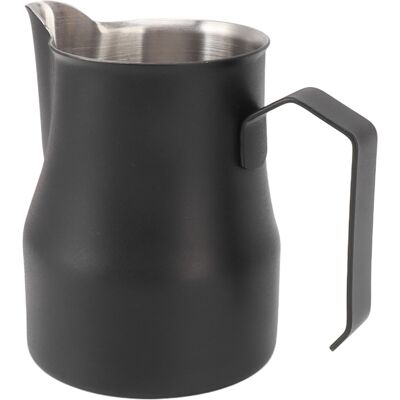 MCKENSA Pichet À Lait En Acier Inoxydable 304 Avec Bec Verseur Et Graduation, Idéal Pour Le Bureau Ou Le Travail, Finition Noir Mat, 550 Ml. Publicité MCKENSA Pichet À Lait En Acier Inoxydable 304 Avec Bec Verseur Et Graduation, Idéal Pour Le Bureau Ou Le Travail, Finition Noir Mat, 550 Ml. Publicité