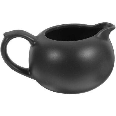 LISATR Distributeur De Lait En Céramique, Bouilloire À Lait En Céramique, Pichet À Crème À Café, Accessoires De Cuisine-12.60x8.80x6.50cm-black - Publicité LISATR Distributeur De Lait En Céramique, Bouilloire À Lait En Céramique, Pichet À Crème À Café, Accessoires De Cuisine-12.60x8.80x6.50cm-black - Publicité