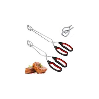 OEM Ensemble De 2 Pinces De Cuisine En Forme De Ciseaux, Pinces De Cuisson, Pinces Pour Barbecue, En Acier Inoxydable, Avec Poignées, Pour Griller La Viande. Publicité OEM Ensemble De 2 Pinces De Cuisine En Forme De Ciseaux, Pinces De Cuisson, Pinces Pour Barbecue, En Acier Inoxydable, Avec Poignées, Pour Griller La Viande. Publicité
