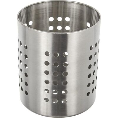 SUPERWISE 27340 Range-couverts Acier Inoxydable Argent 12 X 12 X 13 Cm - Publicité SUPERWISE 27340 Range-couverts Acier Inoxydable Argent 12 X 12 X 13 Cm - Publicité