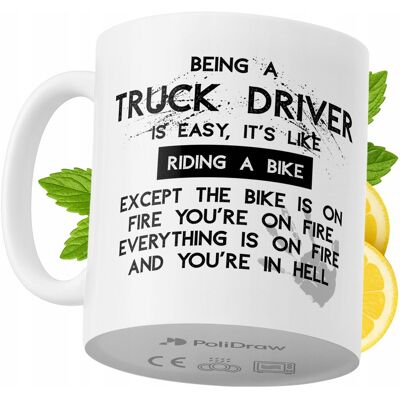 OEM Mug Humoristique Pour Chauffeur Routier, Avec Un Texte Amusant Et Un Design Graphique Original. Idéal Pour Les Anniversaires, Les Fêtes Et Les Occasions Spéciales. Mug Premium Pour La Maison, Le Burea - Publicité OEM Mug Humoristique Pour Chauffeur Routier, Avec Un Texte Amusant Et Un Design Graphique Original. Idéal Pour Les Anniversaires, Les Fêtes Et Les Occasions Spéciales. Mug Premium Pour La Maison, Le Burea - Publicité