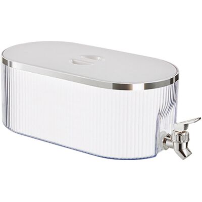 MCKENSA Distributeur De Boissons Pp Étanche, Grande Ouverture, Résistant Aux Températures Élevées, Bouilloire Froide 5l, Couleur Crème - Publicité MCKENSA Distributeur De Boissons Pp Étanche, Grande Ouverture, Résistant Aux Températures Élevées, Bouilloire Froide 5l, Couleur Crème - Publicité