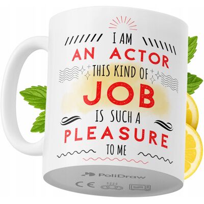 OEM Mug Humoristique Pour Acteur, Avec Texte Amusant Et Design Graphique, Idéal Pour Les Anniversaires, Les Fêtes Et Les Occasions Spéciales. Mug Premium Pour La Maison, Le Bureau Et Le Travail. Blanc, 33 - Publicité OEM Mug Humoristique Pour Acteur, Avec Texte Amusant Et Design Graphique, Idéal Pour Les Anniversaires, Les Fêtes Et Les Occasions Spéciales. Mug Premium Pour La Maison, Le Bureau Et Le Travail. Blanc, 33 - Publicité
