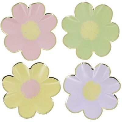 OEM 8 Assiettes Carton Fleurs, 18 Cm, Pastel Multicolore, Vaisselle Jetable Fête Pâques - Publicité OEM 8 Assiettes Carton Fleurs, 18 Cm, Pastel Multicolore, Vaisselle Jetable Fête Pâques - Publicité
