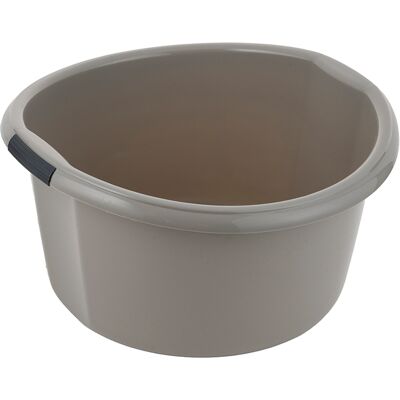 OEM Bol En Plastique Solide 46 X 45 X 48 Cm, 25 L, Gris Clair - Ben - Publicité OEM Bol En Plastique Solide 46 X 45 X 48 Cm, 25 L, Gris Clair - Ben - Publicité