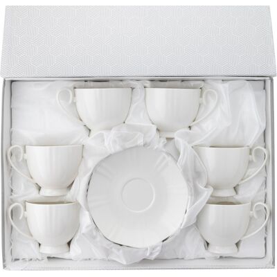 OEM Tasses En Porcelaine Florina Gamma 330 Ml, Lot De 6. Publicité OEM Tasses En Porcelaine Florina Gamma 330 Ml, Lot De 6. Publicité