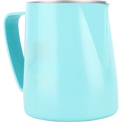 MCKENSA Pichet À Lait En Acier Inoxydable À Bec Pointu Pour Mousser Le Café, Idéal Pour La Maison Et Les Cafés, Vert Menthe, 600 Ml - Publicité MCKENSA Pichet À Lait En Acier Inoxydable À Bec Pointu Pour Mousser Le Café, Idéal Pour La Maison Et Les Cafés, Vert Menthe, 600 Ml - Publicité