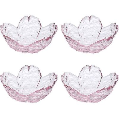 FATRD 4 Assiettes À Dessert En Verre - Publicité FATRD 4 Assiettes À Dessert En Verre - Publicité