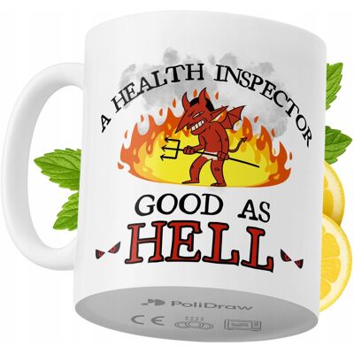 OEM Mug Humoristique Pour Inspecteur Sanitaire, Avec Texte Amusant Et Design Graphique. Idéal Pour Les Anniversaires, Les Fêtes Et Les Jours Fériés. Mug Premium Pour Toutes Les Occasions Spéciales, À La M - Publicité OEM Mug Humoristique Pour Inspecteur Sanitaire, Avec Texte Amusant Et Design Graphique. Idéal Pour Les Anniversaires, Les Fêtes Et Les Jours Fériés. Mug Premium Pour Toutes Les Occasions Spéciales, À La M - Publicité