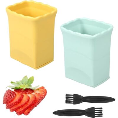 OEM Coupe-fruits Multifonctionnel En Acier Inoxydable – 2 Pièces Pour Fraises, Bananes & Œufs, Design Flexible Et Précis - Publicité OEM Coupe-fruits Multifonctionnel En Acier Inoxydable – 2 Pièces Pour Fraises, Bananes & Œufs, Design Flexible Et Précis - Publicité