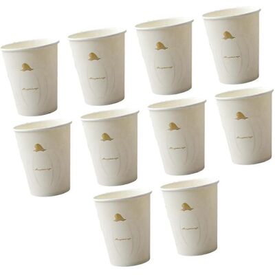 YUDO Lot De 10 Gobelets En Papier Jetables Décorés Sur Le Thème D'Halloween, Motif Citrouille, Élégants Et Modernes, Pour La Vaisselle De Restaurant Et De Cuisine.-beige - Publicité YUDO Lot De 10 Gobelets En Papier Jetables Décorés Sur Le Thème D'Halloween, Motif Citrouille, Élégants Et Modernes, Pour La Vaisselle De Restaurant Et De Cuisine.-beige - Publicité