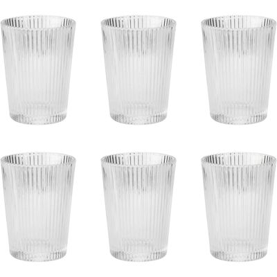 OEM Lot De 6 Verres À Boire,pilastro,design Art Déco,0,15 L,lave-vaisselle,eau Jus Café,thé Quotidien - Publicité OEM Lot De 6 Verres À Boire,pilastro,design Art Déco,0,15 L,lave-vaisselle,eau Jus Café,thé Quotidien - Publicité