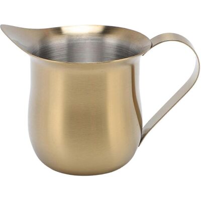 FLAMMKRAFT Pichet À Lait En Acier Inoxydable 304 Pour Mousser Le Lait Et Préparer Du Lait Chaud À La Maison, Cafés Et Restaurants. Publicité FLAMMKRAFT Pichet À Lait En Acier Inoxydable 304 Pour Mousser Le Lait Et Préparer Du Lait Chaud À La Maison, Cafés Et Restaurants. Publicité