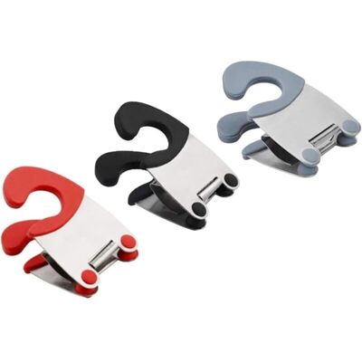 OEM Lot De 3 Pinces Pour Casserole Anti-brûlure En Silicone Et Acier Inoxydable - Accessoire De Cuisine Pratique Et Durable - Publicité OEM Lot De 3 Pinces Pour Casserole Anti-brûlure En Silicone Et Acier Inoxydable - Accessoire De Cuisine Pratique Et Durable - Publicité