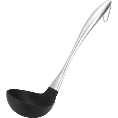 MCKENSA Cuillère De Cuisine En Silicone Avec Manche En Acier Inoxydable, Louche À Soupe, Ustensile De Cuisine - Publicité MCKENSA Cuillère De Cuisine En Silicone Avec Manche En Acier Inoxydable, Louche À Soupe, Ustensile De Cuisine - Publicité