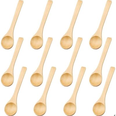 Cellfast 12 Pcs À La Petite Cuillère En Bois, Ronde Cuillère Mini Cuillères En Bois, 13x3cm Ronde En Bois Enfants Cuillère Pour Les Épice - Publicité Cellfast 12 Pcs À La Petite Cuillère En Bois, Ronde Cuillère Mini Cuillères En Bois, 13x3cm Ronde En Bois Enfants Cuillère Pour Les Épice - Publicité