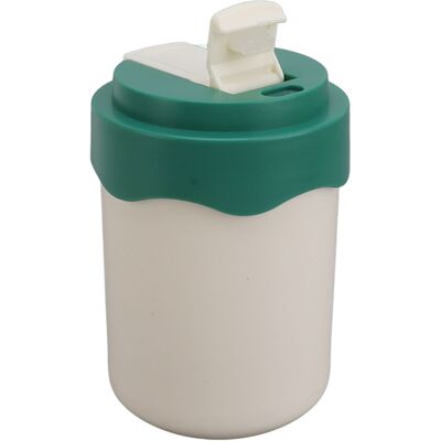 MCKENSA Mug Isotherme À Double Paroi En Acier Inoxydable 304, Gobelet Portable Sous Vide Avec Paille, 450 Ml, Vert - Publicité MCKENSA Mug Isotherme À Double Paroi En Acier Inoxydable 304, Gobelet Portable Sous Vide Avec Paille, 450 Ml, Vert - Publicité
