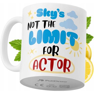 OEM Mug Humoristique Pour Acteur, Avec Texte Amusant Et Design Graphique, Idéal Pour Les Anniversaires, Les Fêtes Et Les Occasions Spéciales. Mug Premium Pour La Maison, Le Bureau Et Le Travail. Blanc, 33 - Publicité OEM Mug Humoristique Pour Acteur, Avec Texte Amusant Et Design Graphique, Idéal Pour Les Anniversaires, Les Fêtes Et Les Occasions Spéciales. Mug Premium Pour La Maison, Le Bureau Et Le Travail. Blanc, 33 - Publicité