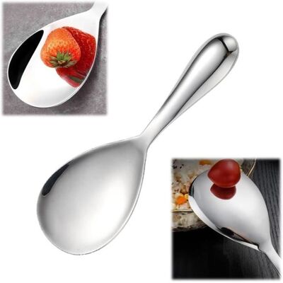 Cellfast Cuillère À Riz - Élégante - Acier Inoxydable 304 - Poignée Anti-brûlure - Compatible Lave-vaisselle - Publicité Cellfast Cuillère À Riz - Élégante - Acier Inoxydable 304 - Poignée Anti-brûlure - Compatible Lave-vaisselle - Publicité