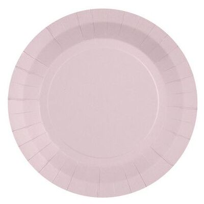 OEM 20 Assiettes Rondes En Carton Biodégradable, 22,5 Cm, Rose Clair, Usage Festif Et Événementiel - Publicité OEM 20 Assiettes Rondes En Carton Biodégradable, 22,5 Cm, Rose Clair, Usage Festif Et Événementiel - Publicité