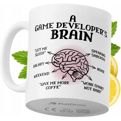 OEM Mug Humoristique Pour Développeur De Jeux Vidéo, Avec Un Texte Amusant Et Un Design Graphique Original. Idéal Pour Les Anniversaires, Les Fêtes Et Les Occasions Spéciales. Mug Premium Pour La Maison, - Publicité OEM Mug Humoristique Pour Développeur De Jeux Vidéo, Avec Un Texte Amusant Et Un Design Graphique Original. Idéal Pour Les Anniversaires, Les Fêtes Et Les Occasions Spéciales. Mug Premium Pour La Maison, - Publicité