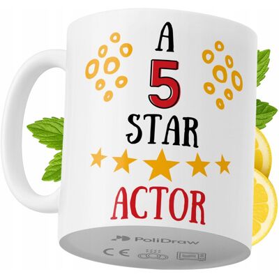 OEM Mug Humoristique Pour Acteur, Avec Texte Amusant Et Design Graphique, Idéal Pour Les Anniversaires, Les Fêtes Et Les Occasions Spéciales. Mug Premium Pour La Maison, Le Bureau Et Le Travail. Blanc, 33 - Publicité OEM Mug Humoristique Pour Acteur, Avec Texte Amusant Et Design Graphique, Idéal Pour Les Anniversaires, Les Fêtes Et Les Occasions Spéciales. Mug Premium Pour La Maison, Le Bureau Et Le Travail. Blanc, 33 - Publicité