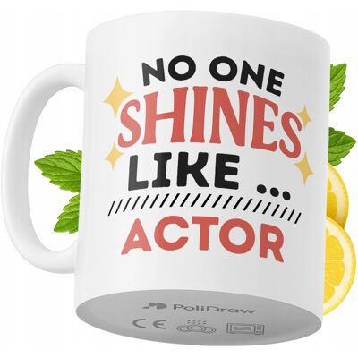 OEM Mug Humoristique Pour Acteur, Avec Texte Amusant Et Design Graphique, Idéal Pour Les Anniversaires, Les Fêtes Et Les Occasions Spéciales. Mug Premium Pour La Maison, Le Bureau Et Le Travail. Blanc, 33 - Publicité OEM Mug Humoristique Pour Acteur, Avec Texte Amusant Et Design Graphique, Idéal Pour Les Anniversaires, Les Fêtes Et Les Occasions Spéciales. Mug Premium Pour La Maison, Le Bureau Et Le Travail. Blanc, 33 - Publicité