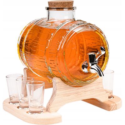OEM Carafe En Verre De 2 L Dans Une Boîte + Support En Verre + 6 Verres - Publicité OEM Carafe En Verre De 2 L Dans Une Boîte + Support En Verre + 6 Verres - Publicité