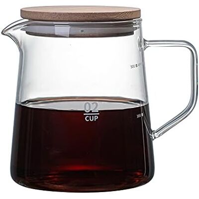 OEM 1 Verseuse,verre Borosilicate,couvercle Bois,bec Verseur En V,résistance Thermique,domicile,bureau - Publicité OEM 1 Verseuse,verre Borosilicate,couvercle Bois,bec Verseur En V,résistance Thermique,domicile,bureau - Publicité