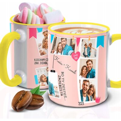 OEM Mug Cadeau De Saint-valentin Pour Couples Avec Créateur De Photos - Publicité OEM Mug Cadeau De Saint-valentin Pour Couples Avec Créateur De Photos - Publicité