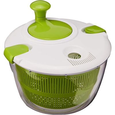 OEM Grande Essoreuse À Salade Pour La Cuisine, Capacité De 5 L - Essoreuse À Salade Manuelle Avec Couvercle Sécurisé Et Poignée Rotative - Essoreuse À Salade Facile À Utiliser Avec Bol - Publicité OEM Grande Essoreuse À Salade Pour La Cuisine, Capacité De 5 L - Essoreuse À Salade Manuelle Avec Couvercle Sécurisé Et Poignée Rotative - Essoreuse À Salade Facile À Utiliser Avec Bol - Publicité