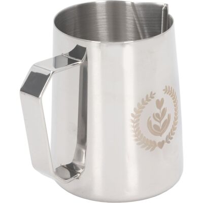 MCKENSA Pichet À Mousser Le Lait 600 Ml En Acier Inoxydable De Qualité Alimentaire, Bec Verseur Aigle, Couleur Argent. Publicité MCKENSA Pichet À Mousser Le Lait 600 Ml En Acier Inoxydable De Qualité Alimentaire, Bec Verseur Aigle, Couleur Argent. Publicité