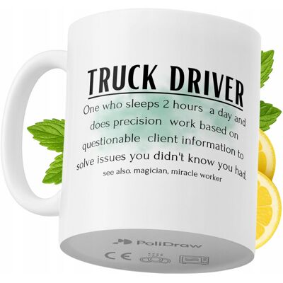 OEM Mug Humoristique Pour Chauffeur Routier, Avec Un Texte Amusant Et Un Design Graphique Original. Idéal Pour Les Anniversaires, Les Fêtes Et Les Occasions Spéciales. Mug Premium Pour La Maison, Le Burea - Publicité OEM Mug Humoristique Pour Chauffeur Routier, Avec Un Texte Amusant Et Un Design Graphique Original. Idéal Pour Les Anniversaires, Les Fêtes Et Les Occasions Spéciales. Mug Premium Pour La Maison, Le Burea - Publicité