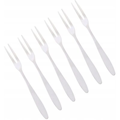 OEM 12 Élégantes Fourchettes À Salade Et À Fruits En Acier - Publicité OEM 12 Élégantes Fourchettes À Salade Et À Fruits En Acier - Publicité