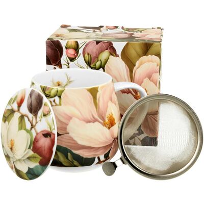 OEM Mug Infuseur À Thé Magnolie 430 Ml - Publicité OEM Mug Infuseur À Thé Magnolie 430 Ml - Publicité