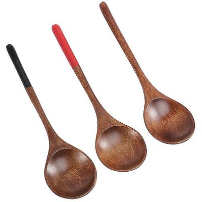 LISATR Lot De 3 Cuillères En Bois Écologiques - Publicité LISATR Lot De 3 Cuillères En Bois Écologiques - Publicité
