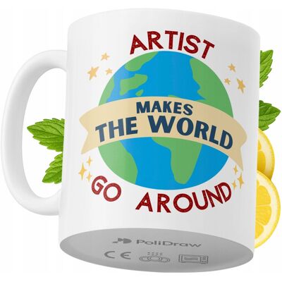 OEM Mug Humoristique Pour Artiste, Avec Un Texte Amusant Et Un Design Graphique Original. Idéal Pour Les Anniversaires, Les Fêtes Et Les Occasions Spéciales. Mug Premium Pour La Maison, Le Bureau Et Le Tr - Publicité OEM Mug Humoristique Pour Artiste, Avec Un Texte Amusant Et Un Design Graphique Original. Idéal Pour Les Anniversaires, Les Fêtes Et Les Occasions Spéciales. Mug Premium Pour La Maison, Le Bureau Et Le Tr - Publicité