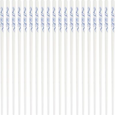 MCKENSA Ensemble De 10 Paires De Baguettes En Céramique De Style Européen Avec Coffret En Bois - Motif Orchidée - Vaisselle Artisanale - Cadeau - Publicité MCKENSA Ensemble De 10 Paires De Baguettes En Céramique De Style Européen Avec Coffret En Bois - Motif Orchidée - Vaisselle Artisanale - Cadeau - Publicité