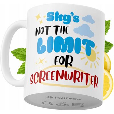 OEM Mug Humoristique Pour Scénariste, Avec Texte Amusant Et Design Graphique. Idéal Pour Les Anniversaires, Les Fêtes Et Les Occasions Spéciales. Mug Premium Pour La Maison, Le Bureau Et Le Travail. Blanc - Publicité OEM Mug Humoristique Pour Scénariste, Avec Texte Amusant Et Design Graphique. Idéal Pour Les Anniversaires, Les Fêtes Et Les Occasions Spéciales. Mug Premium Pour La Maison, Le Bureau Et Le Travail. Blanc - Publicité