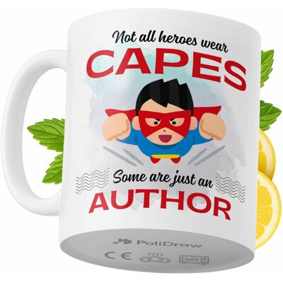 OEM Mug Humoristique Pour Auteur, Avec Texte Amusant Et Design Graphique, Idéal Pour Les Anniversaires, Les Fêtes Et Les Occasions Spéciales. Mug Premium Pour La Maison, Le Bureau Et Le Travail. Blanc, 33 - Publicité OEM Mug Humoristique Pour Auteur, Avec Texte Amusant Et Design Graphique, Idéal Pour Les Anniversaires, Les Fêtes Et Les Occasions Spéciales. Mug Premium Pour La Maison, Le Bureau Et Le Travail. Blanc, 33 - Publicité