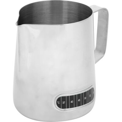 MCKENSA Pichet À Lait 600 Ml, Tasse À Mousser Le Lait, Pichet À Thé Au Lait, Mug À Café Avec Autocollant Indicateur De Température - Publicité MCKENSA Pichet À Lait 600 Ml, Tasse À Mousser Le Lait, Pichet À Thé Au Lait, Mug À Café Avec Autocollant Indicateur De Température - Publicité